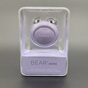 FOREO BEAR Mini Facial Toning Device Lavender Microcurrent Skin Tightening NIB